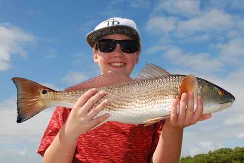 red drum mosquito fishing guide