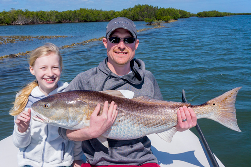 Mosquito Lagoon redfish fishing trips