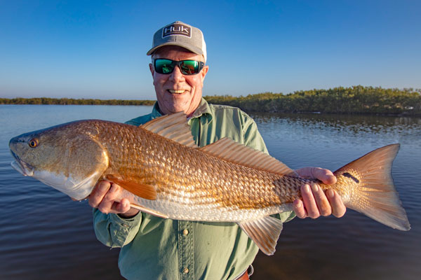 New Smyrna Beach redfish charter guide