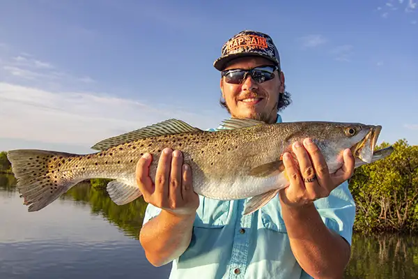 Angler fishing near Orlando, Florida